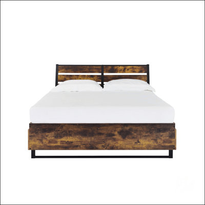 ACME Juvanth Eastern King Bed With Storage, Blending Industrial And Rustic Styles For A Cozy Bedroom Retreat -  17 Stories, EC99AC54B81342EAA2970B8EF8C39C72