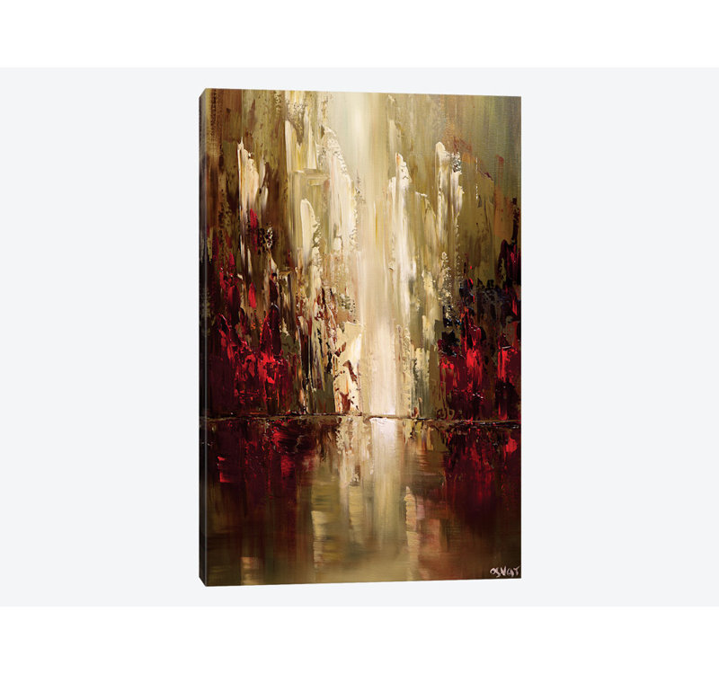 «Swiger Skyscrapers», reproduction sur toile, H 40 po x l 26 po x P 1,5 po, Toile tendue, Pas de tapis
