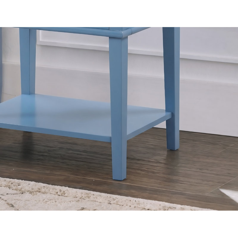 Ensemble de 2 tables de chevet Zeist, Sarcelle