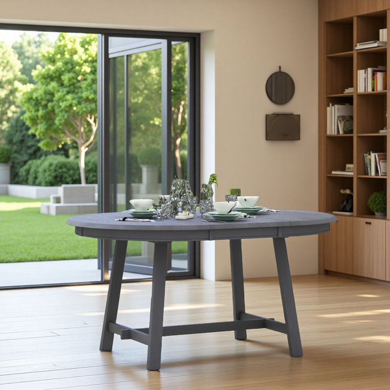 Wood Dining Table Round Extendable Dining Table For Dining Room