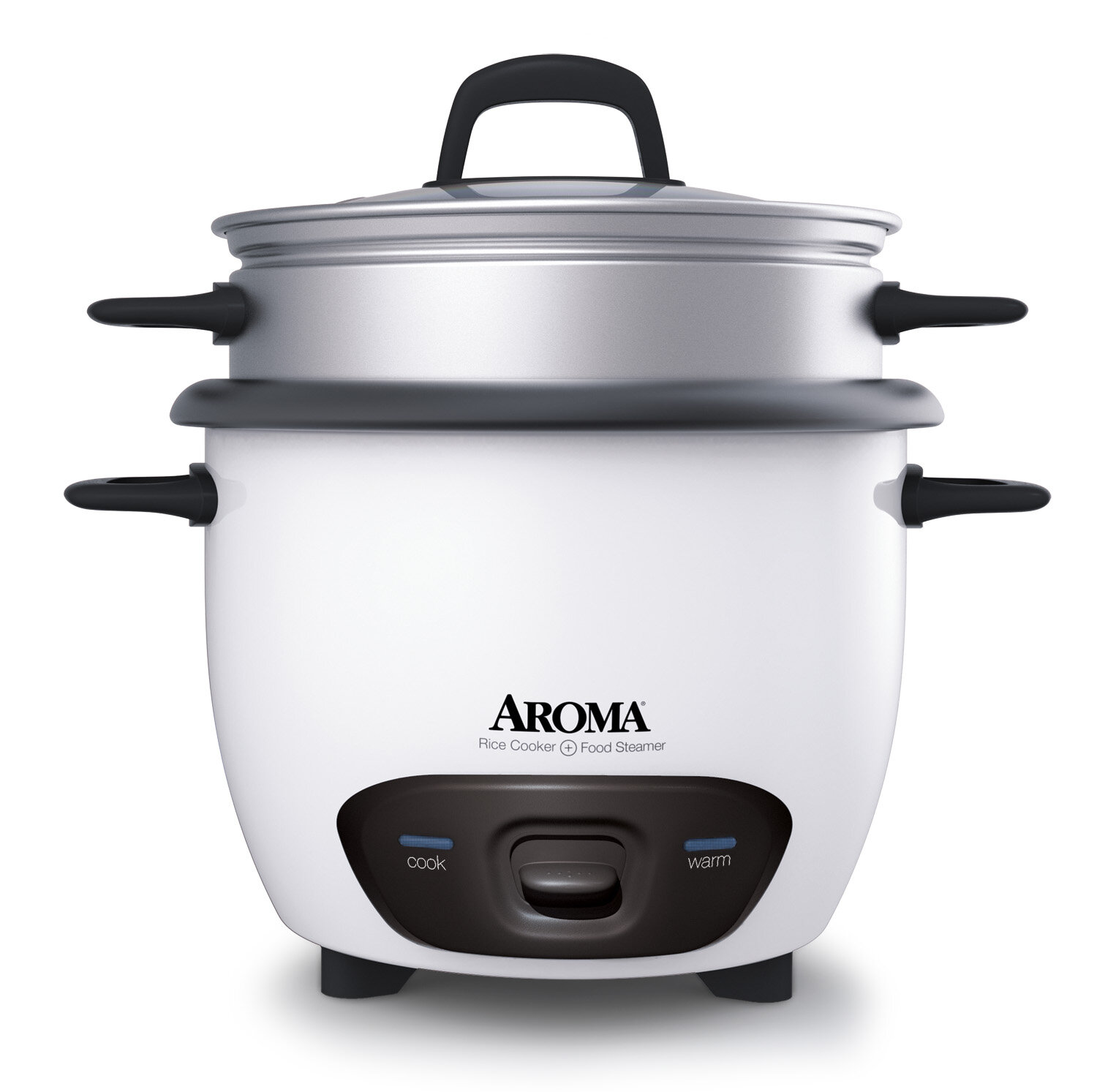 Aroma 14-Cup Pot Style Rice Cooker and Food Steamer Set & Reviews