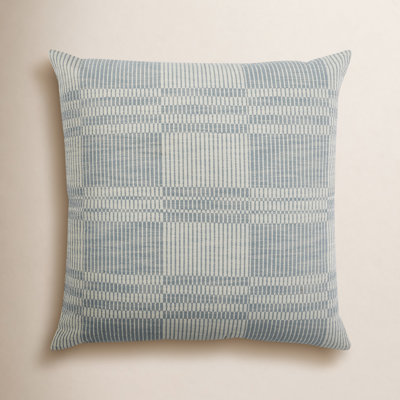 Nieve Plaid Cotton Throw Pillow