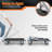 Foldable Platform Truck Push Dolly, Heavy Duty Rolling Cart with 360 Degree Swivel Wheels-69527695