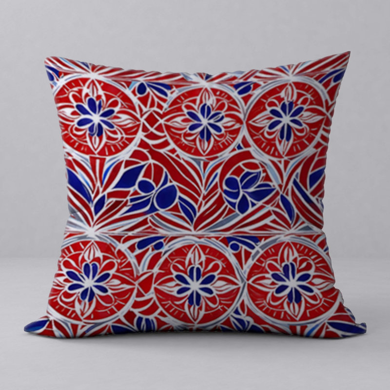  Coussin décoratif en polyester, H 18 po x l 18 po