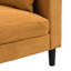 Velours côtelé orange moderne - deux pièces pour la chambre à coucher confortable avec coussin éponge et coussins de construction solide 3 places + 2 salon, chambre à coucher, canapé confortable appartement-2031810055
