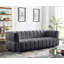 Carlan 91" Velvet Tuxedo Arm Sofa-63541365