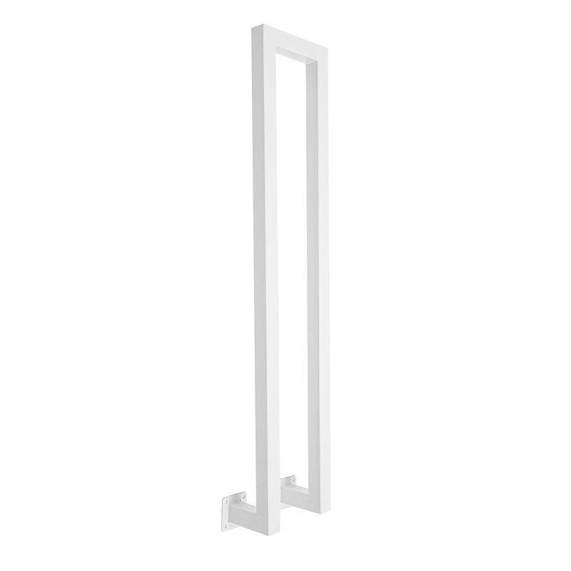 Garde-corps latéral à rampe d'escalier, Blanc