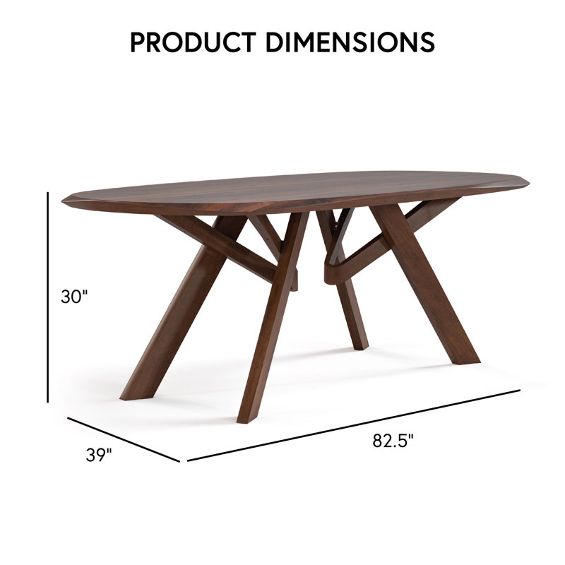 Taletta Solid Wood 7-Piece Dining Table Set