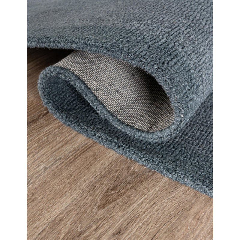  Ombre Wool Rug, Gray, Rectangle 4'1'' x 6'1''