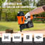 Coil Siding Nailer CN65, 1-1/4" to 2-1/2" 15 Degree Pneumatic Siding Nail Gun with Tool-Less Depth Adjustment, 70-120PSI Air Coil Nailer for Siding, Pallet Sheathing, Wooding, Fencing, Decking