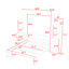 Lit escamotable polyvalent avec tablettes de rangement et tiroirs Sebatian-2011879777-2011879776