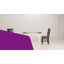 Chaises d'appoint Channel Island Emery, noyer