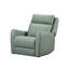 Fauteuil coulissant et pivotant en cuir Brago-114766502