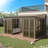 10x16 Ft Wall Mounted Sunroom, Lean-to Solarium with PC Roof, Sliding Doors & Windows, Outdoor Enclosed Gazebo for Patio, Deck & Poolside,  Brown-129436053-129436054