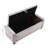 48" Grey With Storage, Button And Diamond Stitched, Modern Design, Solid Wood Frame, Square Legs, Can Hold 350 Lb, For Bedroom, Living Room, Use As Chest, Window Bench Storage Bench, Stitching, Soft-2061082337