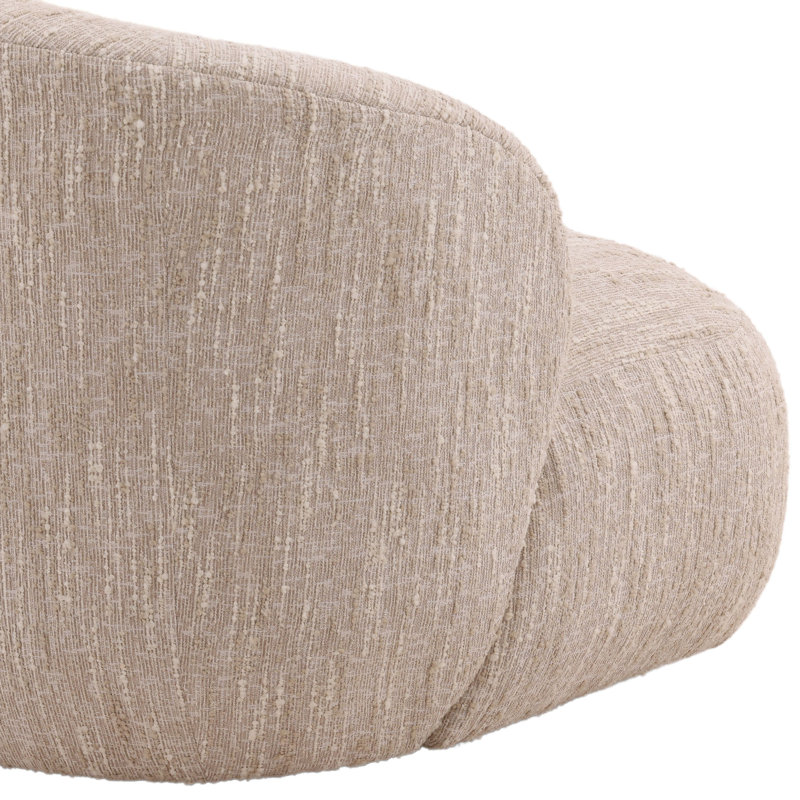 Romy Upholstered Swivel Chair, Napa Beige