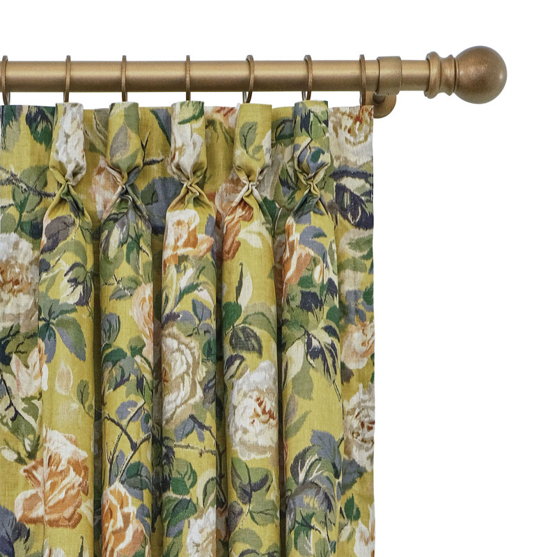 Manderley Floral Curtain Panel