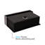 Évier de cuisine à tablier en acier inoxydable 33 po x 22 po x 10 po - Noir mat