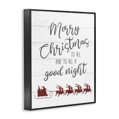 To All A Good Night Christmas Giclee Art by Carol Robinson