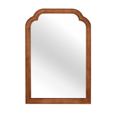 Solid Wood Frame Corner Decorative Mirror