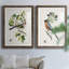 Oiseau antique, botanique et œuf III - ensemble de 2 reproductions d'art sur papier encadré-481924822-481924817