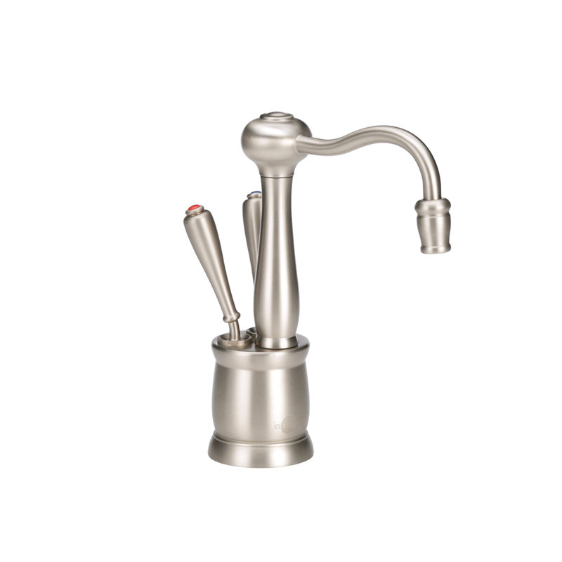 Antique Instant Hot and Cold Water Dispenser, Satin Nickel