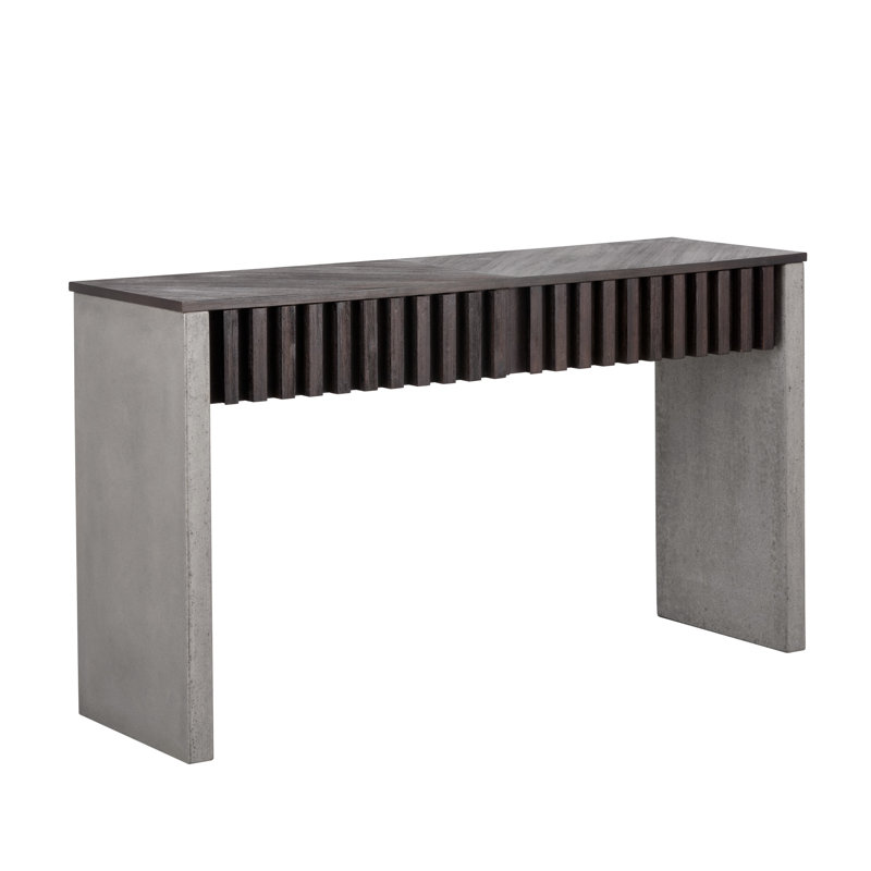 Mixt 55'' W Solid Wood Console Table