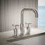 Purist Deck-Mount Bath Faucet Trim for High-Flow Valve with Cross Handles-6919706