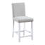 Ensemble de chaises à hauteur de comptoir pour 4 personnes, chaise de cuisine avec siège rembourré, tabouret de bar à hauteur de comptoir pour salle à manger, gris-2037220945