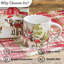  Ensemble de 4 tasses de Noël à la ferme