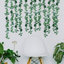 Mini guirlande de feuilles de vigne artificielle avec fil de bricolage 245, 18 pi, brin de feuilles vertes, mur, mariage, fête, mur, bureau, décorations de jardin, ensemble de 10,24,6 pi / 1 pièce