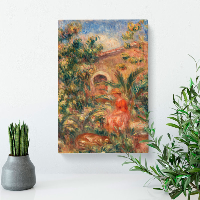 Farmhouse Vol.1 by Pierre-Auguste Renoir - Wrapped Canvas Painting, 50cm H x 35cm W x 3cm D