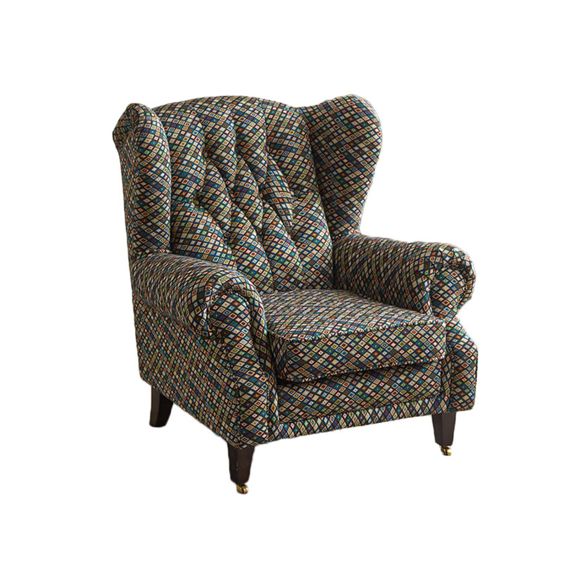 Fauteuil inclinable Itsuo, Mauve / bleu foncé