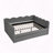 Gingham Daybed Storage Drawers USB Port Wave Shaped Linen Fabric-319670699-319670698