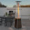 Chauffe-terrasse au propane avec roulettes 48 000 BTU