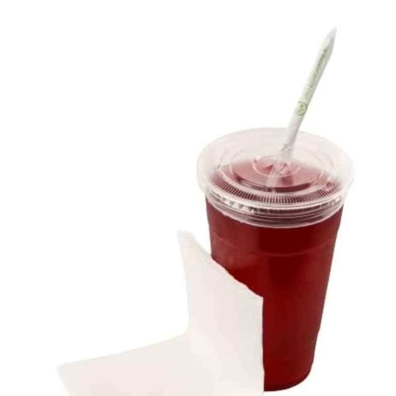 Paille à boire en papier transparent de 7,5 pouces Ecoqualité - Soda, Milkshake et Smoothie (4)