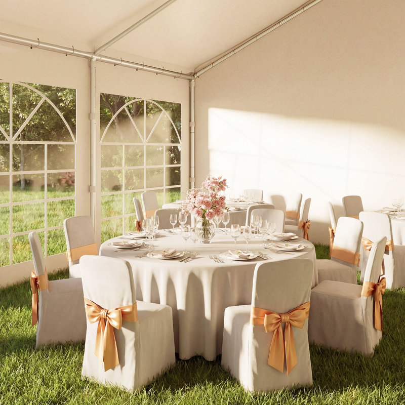 10' x 30' Heavy-Duty Party Tent, Waterproof Event Shelter with Removable Sidewalls, 10' x 30'