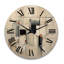 Horloge murale en bois massif Stebbins-840271303