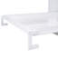 Grand lit escamotable avec tablette, blanc-1049866991