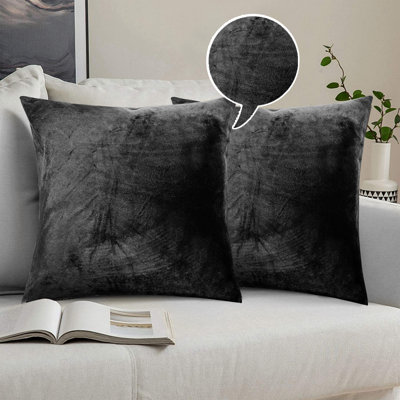 Skrolan Crushed Velvet Scatter Cushion Cover