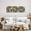«Abstract Geometric Circles», reproduction sur toile-93025662