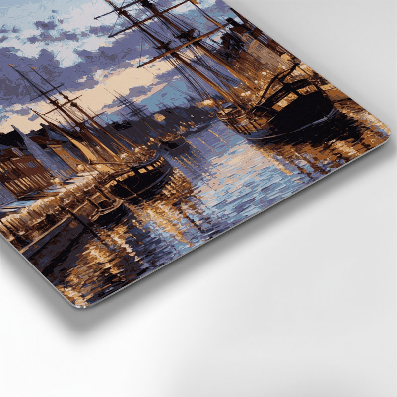 Cities Copenhagen Denmark Black Metal Wall Art, 144" H x 144" W x 0.05" D