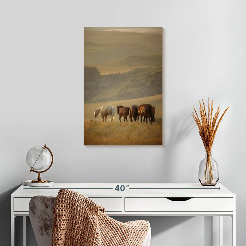 Brampt Sunkissed Horses VI, 24" H x 16" W