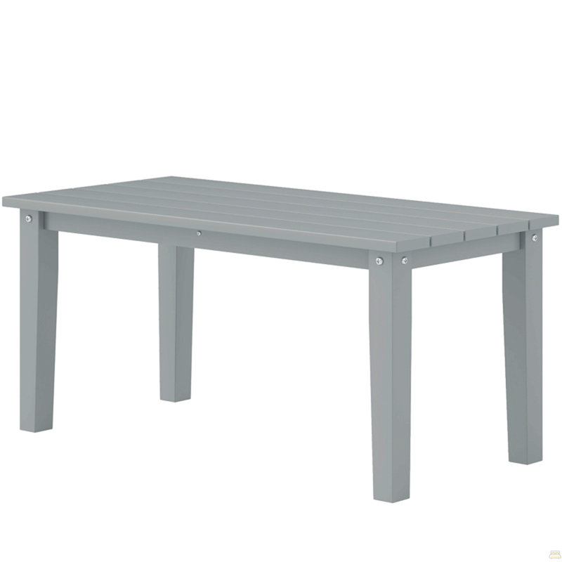Table basse d'extérieur grise, table basse d'extérieur, Gris