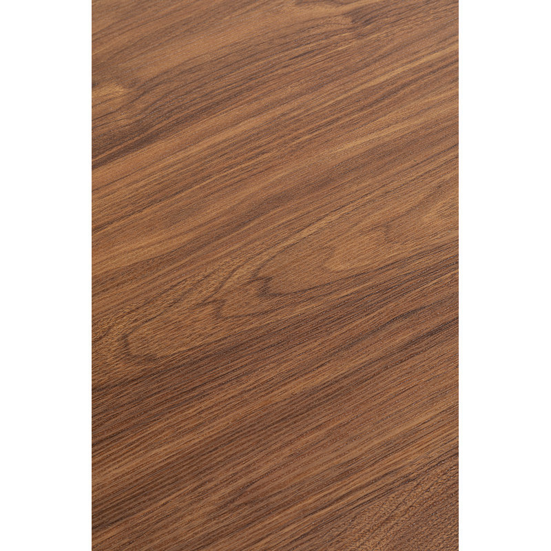 Chic dining table, 74cm H x 80cm W x 80cm D, White/Brown