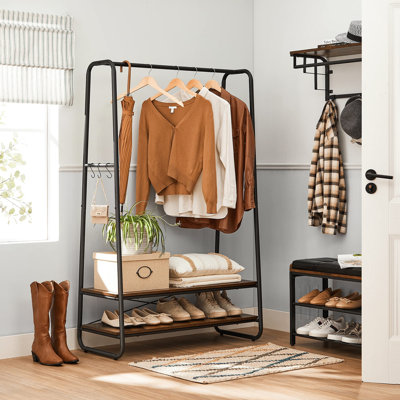 Aniyjah 100cm Adjustable Clothing Rack