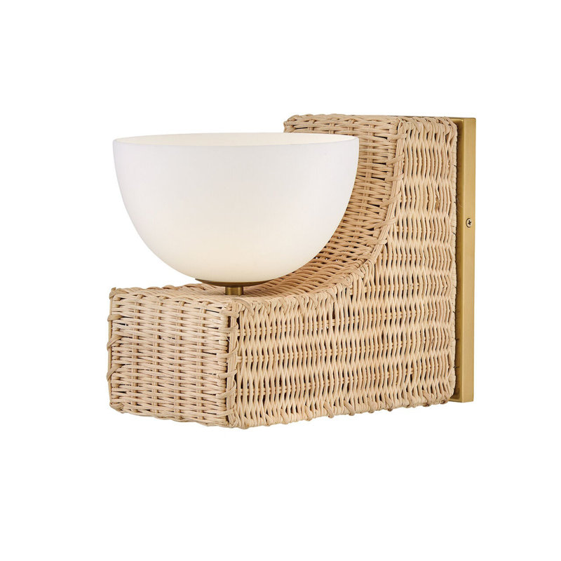 Thalia 1 - Light Bath Sconce by Lisa McDennon, Lacquered Brass