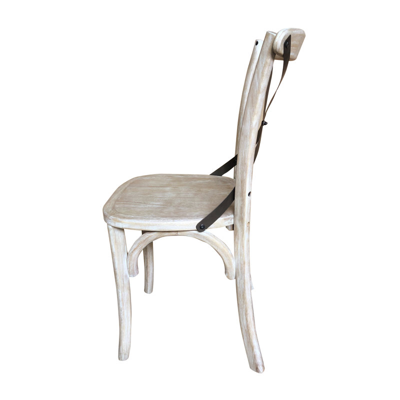 Ayriel Solid Wood Side Chair, New White Wash