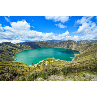 Quilotoa Volcano - Wrapped Canvas Print