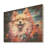 Pomeranian Playfulness I - Dog Wood Wall Art On Natural Pine Wood-1433300341